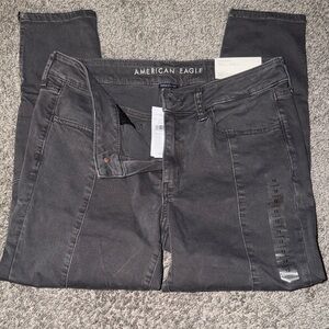 American Eagle Outfitters Women’s Dark Gray Skinny Jeans